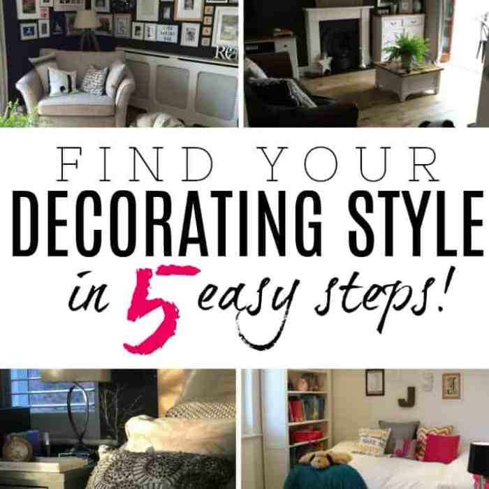 How to know decorating style