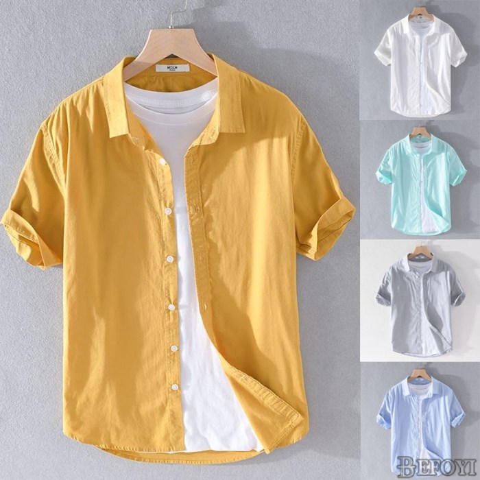 Men's all cotton dress shirts