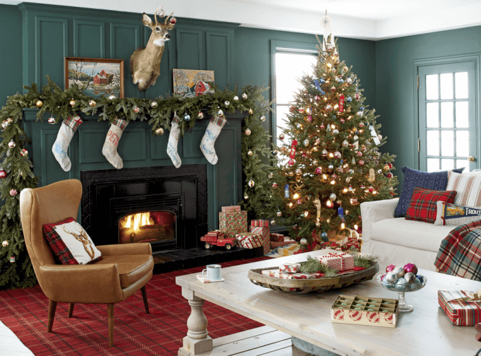 How to decorate christmas room