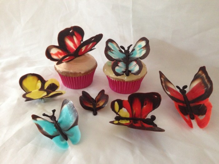 How to make a chocolate butterfly decoration