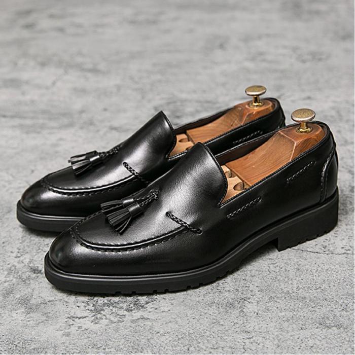 Mens dress shoes for black suit