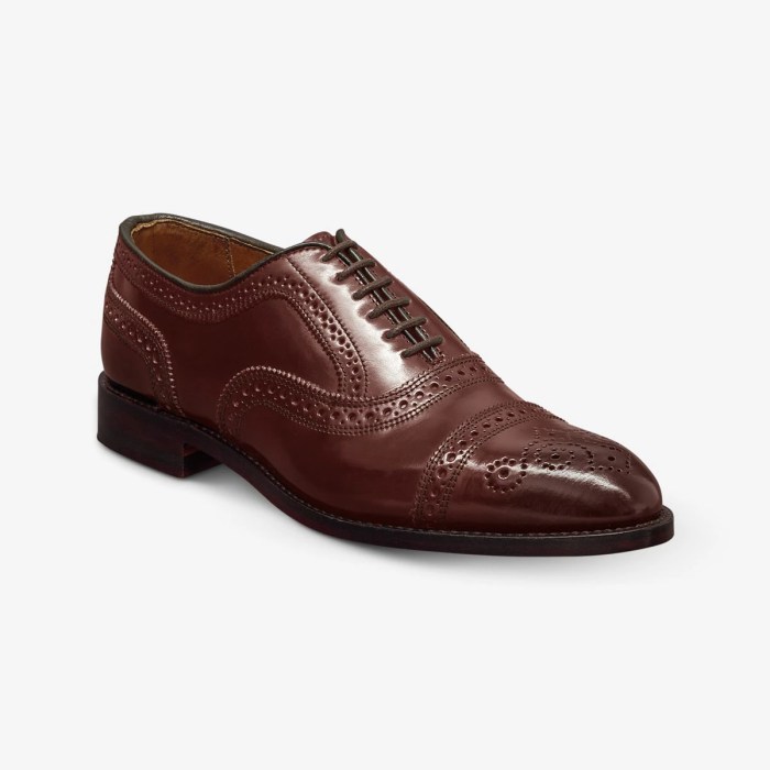 Mens cordovan dress shoes