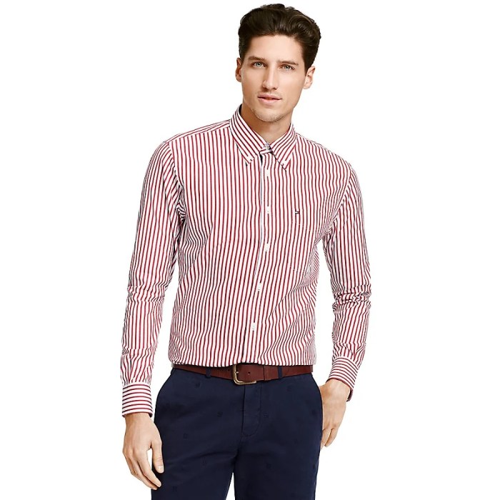 Men's pinstripe dress shirts