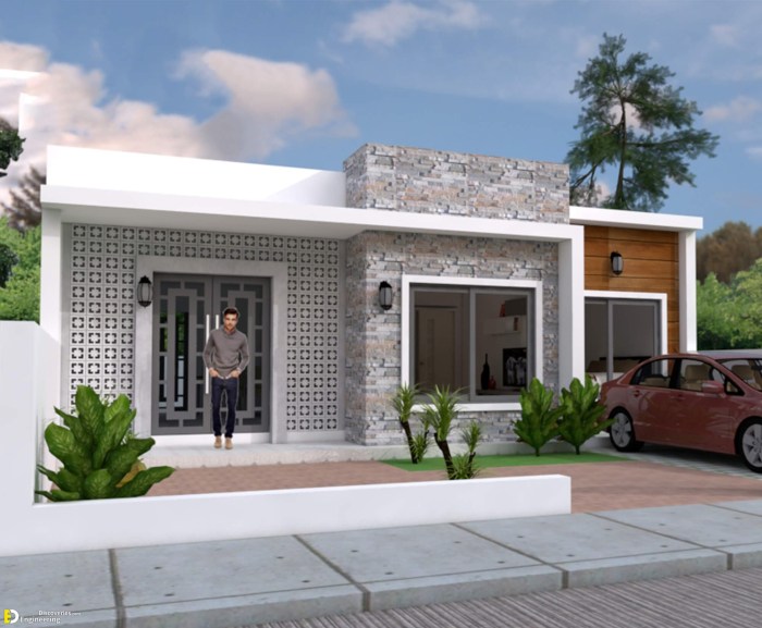 Desain rumah minimalis 2 lantai 10x8