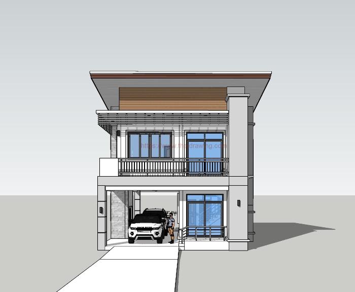 Desain rumah lantai 2 di perkakas 17