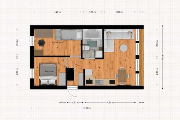 Desain rumah luas tanah 60m2 2 lantai