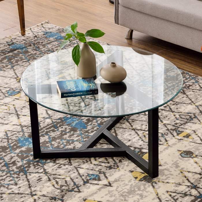 Coffee table glass round living ideas decor room tables decorations books designs decorating classy choose board styling style visit include