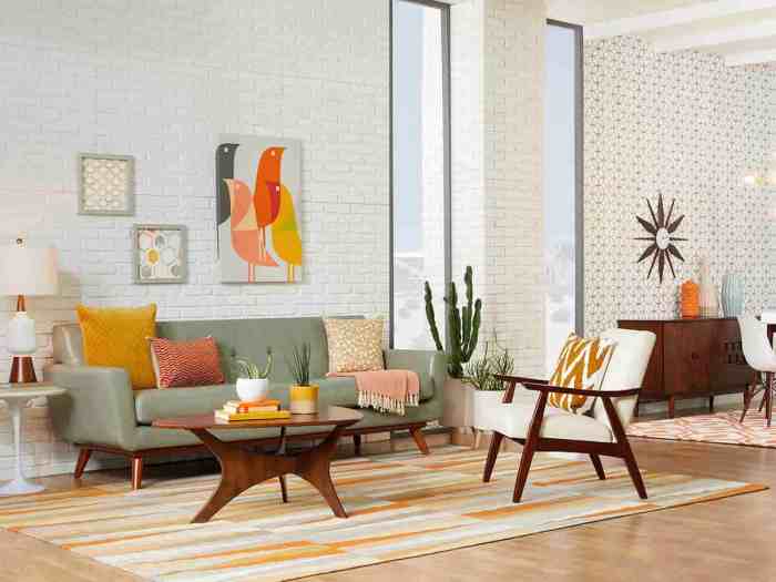 Mid century modern living room furniture design style mod ideas interior designs look booming back stylish reviving 60s 50s moder